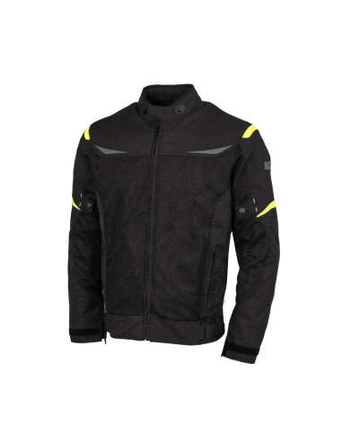 Chaqueta MOORE AIR Negro/Amarillo Fluo