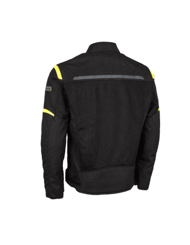 Chaqueta MOORE AIR Negro/Amarillo Fluo