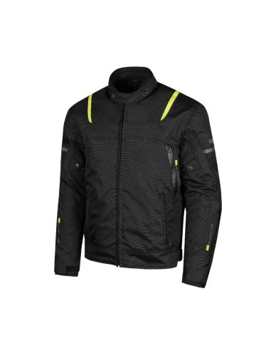 Chaqueta MOORE Storm Negro/Amarillo Fluo