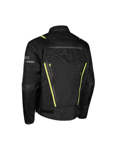 Chaqueta MOORE Storm Negro/Amarillo Fluo