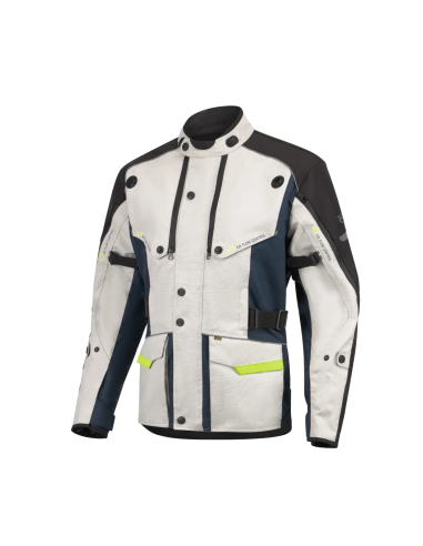 Chaqueta MOORE Track Gris/Negro/Azul