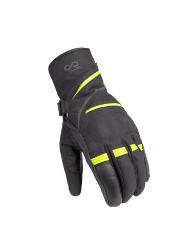 Guantes MOORE F4 Negro/Amarillo Fluo