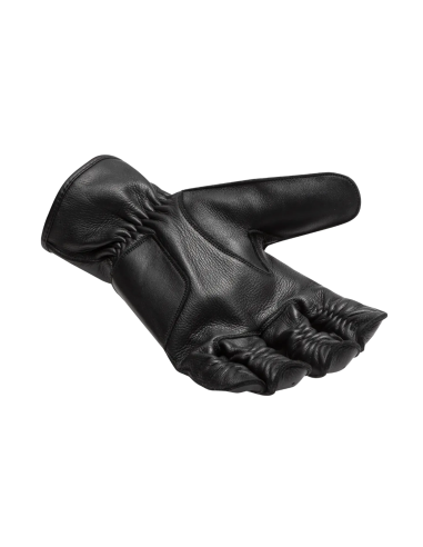Guantes MOORE Cuero Scrambler Negro