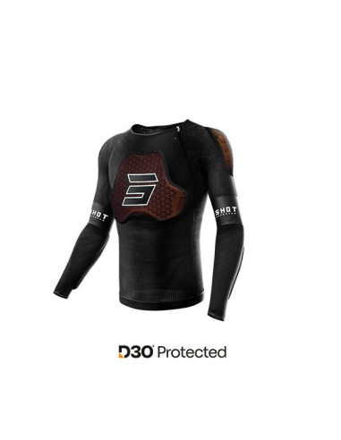 Camiseta Protectora SHOT Race D30 Negro