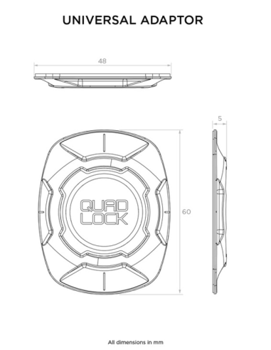 Adaptador universal QUAD LOCK