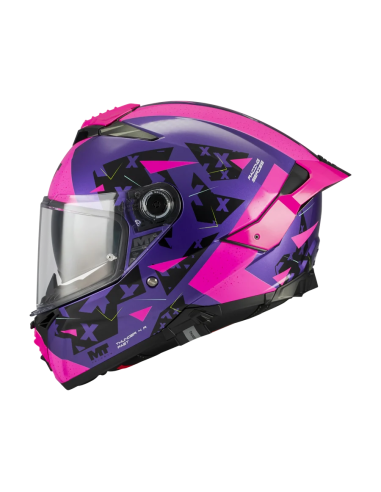 Casco MT Thunder 4 R SV Fast C8 Brillo