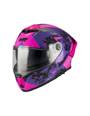 Casco MT Thunder 4 R SV Fast C8 Brillo