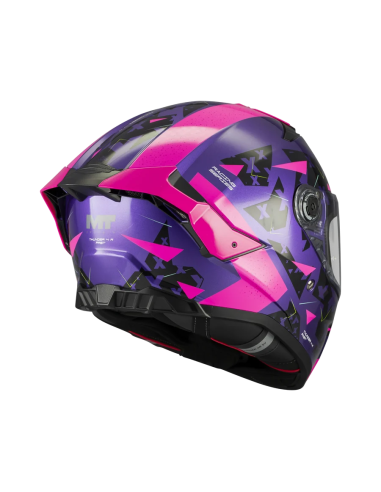 Casco MT Thunder 4 R SV Fast C8 Brillo