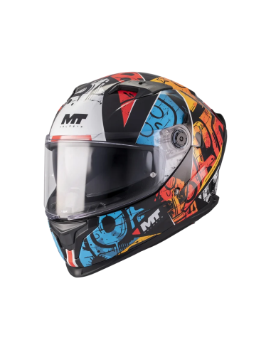 Casco MT Braker SV Blackboard B5 Brillo