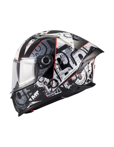 Casco MT Braker SV Blackboard B0 Brillo