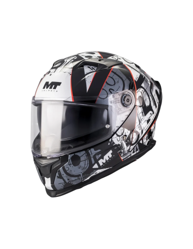 Casco MT Braker SV Blackboard B0 Brillo