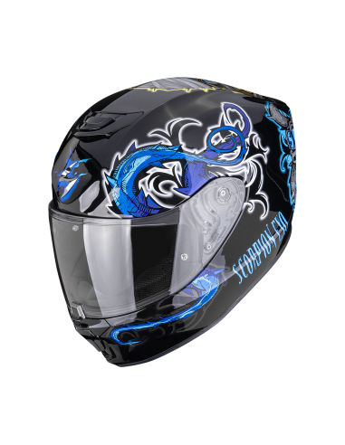Casco SCORPION EXO-391 Mumia Negro/Azul