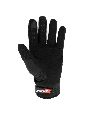 Guantes EIGHT Skino Negro
