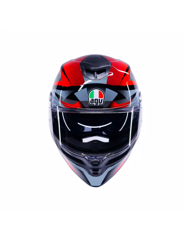 Casco AGV K5 Munor Negro/Rojo