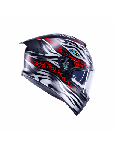 Casco AGV K5 Viverna Negro/Gris/Rojo...