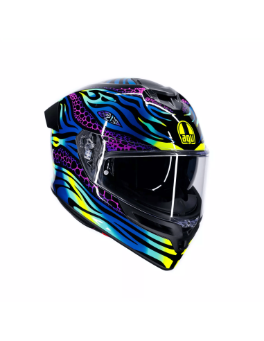 Casco AGV K5 Viverna Azul/Morado/Lima