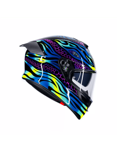 Casco AGV K5 Viverna Azul/Morado/Lima