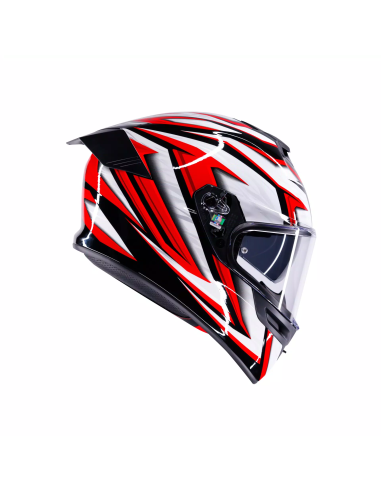 Casco AGV K5 Zenithar Negro/Blanco/Rojo