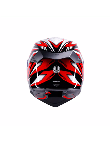 Casco AGV K5 Zenithar Negro/Blanco/Rojo