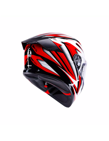 Casco AGV K5 Zenithar Negro/Blanco/Rojo