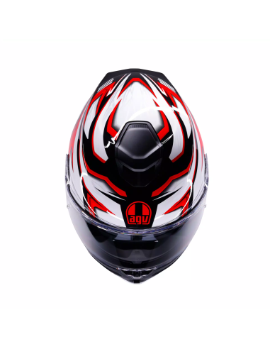 Casco AGV K5 Zenithar Negro/Blanco/Rojo