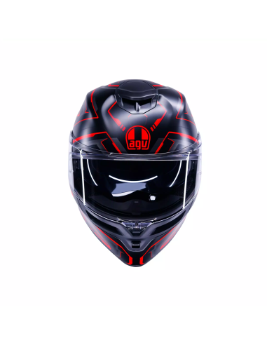 Casco AGV K5 Astralix Negro/Rojo Mate