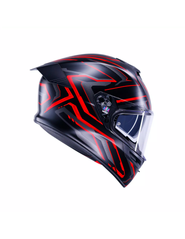 Casco AGV K5 Astralix Negro/Rojo Mate