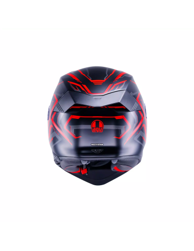 Casco AGV K5 Astralix Negro/Rojo Mate