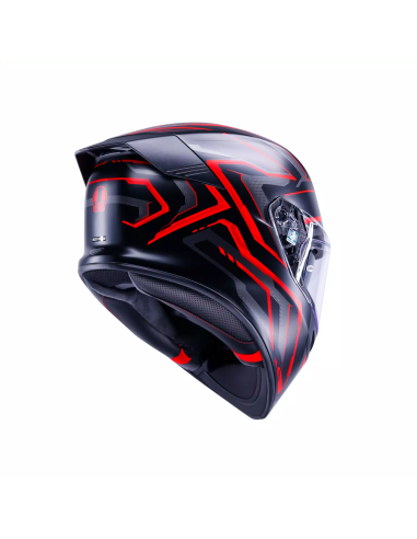 Casco AGV K5 Astralix Negro/Rojo Mate