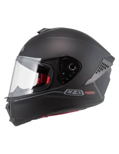 Casco Nzi wake solid matt black