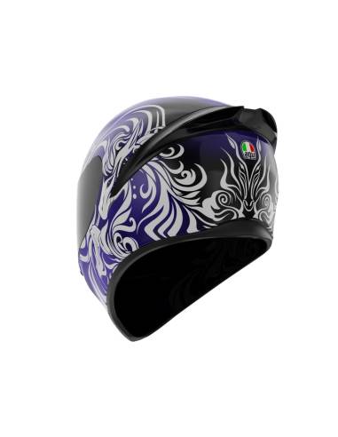 Casco AGV K1 S Windrunner púrpura plata