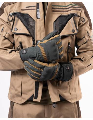 Guantes BY CITY Touring Man Beige/Verde