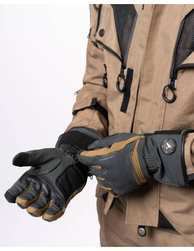 Guantes BY CITY Touring Man Beige/Verde