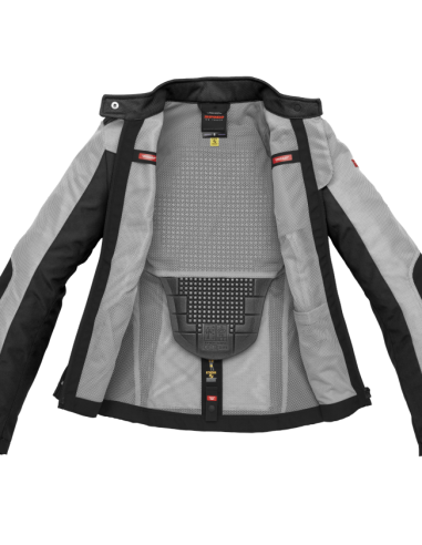 Chaqueta SPIDI Solar Net Lady Gris-Negro