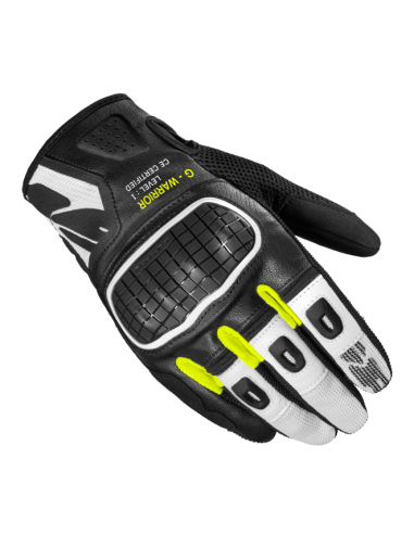 Guantes SPIDI G-WARRIOR Negro-Amarillo