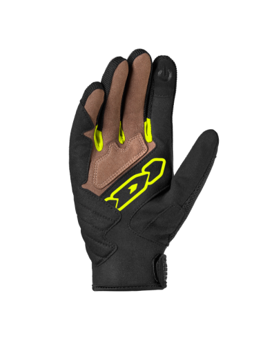 Guantes SPIDI G-WARRIOR Negro-Amarillo